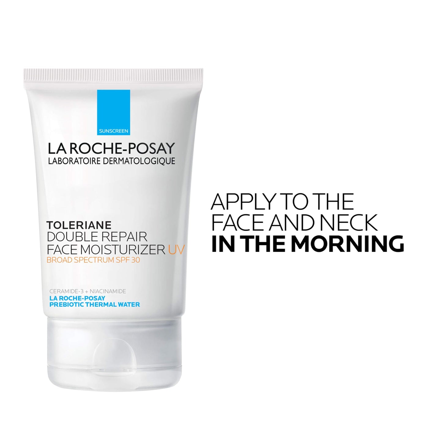 La Roche Posay Toleriane Double Repair UV SPF Moisturizer for Face, Daily Facial Moisturizer with Sunscreen SPF 30, Niacinamide and Glycerin, Oil Free, Moisturizing Sun Protection